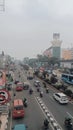 the atmosphere of the Indonesian city of Depok