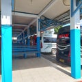 the atmosphere of the inter-city vehicle terminal