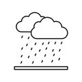 Atmosphere Line Style vector icon which can easily modify or edit