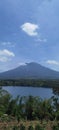 Pauh Lake is at the foot of Mount Masurai Merangin Jambi Indonesia