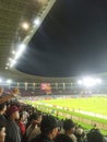 Atmosphere in the stadium Manahan Solo, Match Persis Solo vs PSIS Royalty Free Stock Photo