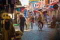 The atmosphere in the streets of Old Marrakesh
