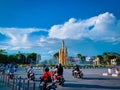 the atmosphere on the streets of Pontianak, Indonesia