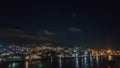 The atmosphere of Ternate city at night
