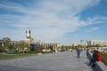 Atmosphere at Tianjin railway station.