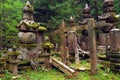 Atmospheric cemetery Royalty Free Stock Photo