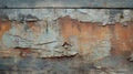 Atmospheric Color Washes: Cracked Paint On Old Wood Frame Royalty Free Stock Photo