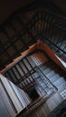 Atmospheric staircase in an old house, Saint petersburg architecture, Staircase