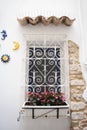 Atmospheric window in Sperlonga Royalty Free Stock Photo