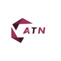 ATN creative minimalist letter logo. ATN unique vector initials alphabet letter logo Royalty Free Stock Photo