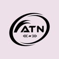ATN letter logo Design. ATN Simple and modern monogram logo. Abstract Alphabet vector Design Royalty Free Stock Photo