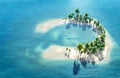 Atoll Royalty Free Stock Photo