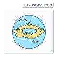 Atoll color icon