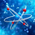Atom abstract background Royalty Free Stock Photo