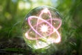 Atom Crystal Ball Nature Royalty Free Stock Photo