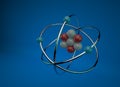 The Atom 3D Royalty Free Stock Photo