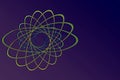 Atom Icon. Science sign.Atomic symbol. Electrons and protons