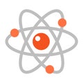 Atom icon vector illustration.