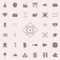 atom icon. web icons universal set for web and mobile Royalty Free Stock Photo