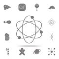 atom icon. web icons universal set for web and mobile Royalty Free Stock Photo