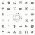 atom icon. web icons universal set for web and mobile Royalty Free Stock Photo