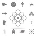 atom icon. web icons universal set for web and mobile Royalty Free Stock Photo
