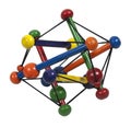 Atom Model Royalty Free Stock Photo