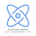 Atom model duotone color ui icon