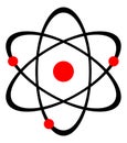 Atom nucleus Royalty Free Stock Photo