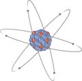 Atom in planetary atomic model