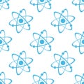 Atom seamless pattern