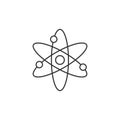 Outline icon - Atom structure