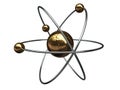 Atom symbol Royalty Free Stock Photo