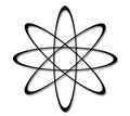 Atom Symbol Royalty Free Stock Photo