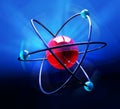 Atom symbol Royalty Free Stock Photo