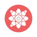 Atom Vector icon which can easily modify or edit Royalty Free Stock Photo