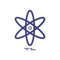 Atom. Vector illustration decorative design Royalty Free Stock Photo