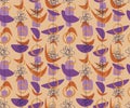 Atomic age 50s vibes simple repeatable pattern