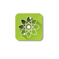Atomic Energy Ecology Atom Icon Royalty Free Stock Photo