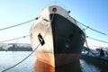 The atomic icebreaker, the world`s first surface ship with a nuclear power plant in Murmansk , Russia