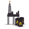 Atomic industry isolated icon