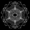 Atomic lattice. Texture of molecules and atoms. Atom under the microscope