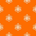 Atomic model pattern seamless Royalty Free Stock Photo