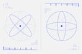 Atomic models and electron orbitals, visualizing structures and quantum mechanics with focus on atomic orbits.