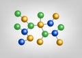 Atomic Molecule Structure in Chemistry ,