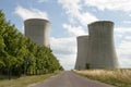 Atomic power plant cooling towers