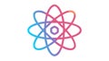 Atomic Structure Icon: Science and Energy Concept, vector design Generative AI Royalty Free Stock Photo