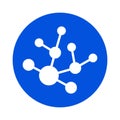 Atoms Isolated Vector icon that can be easily modified or edited