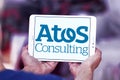 Atos consulting company logo Royalty Free Stock Photo