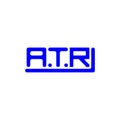 ATR letter logo creative design with vector graphic,